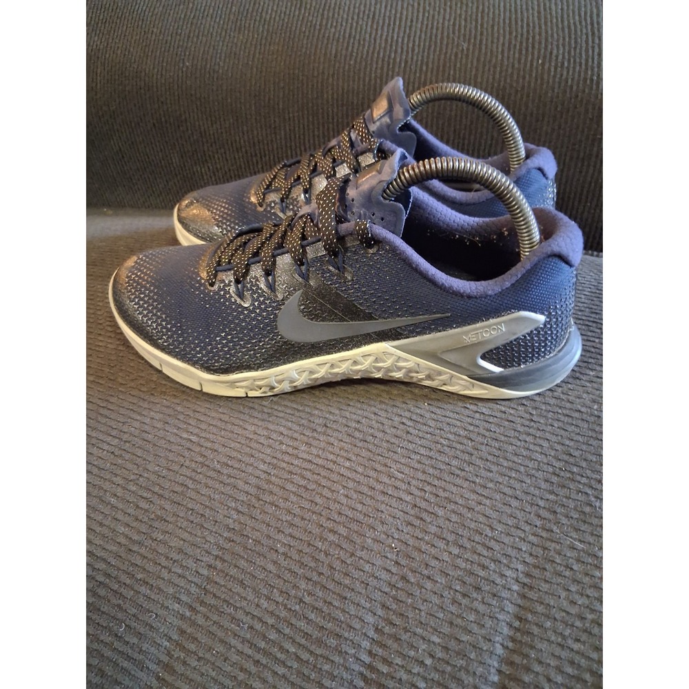 Nike Women's Metcon 4‎ Running Shoes Metallic College Navy Size 8.5 AJ7804-440